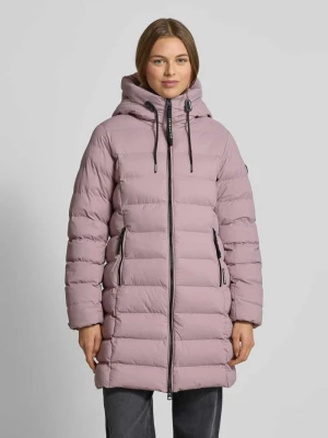 Kurtka w stylu puffer z kapturem model 'NEPTAR' khujo