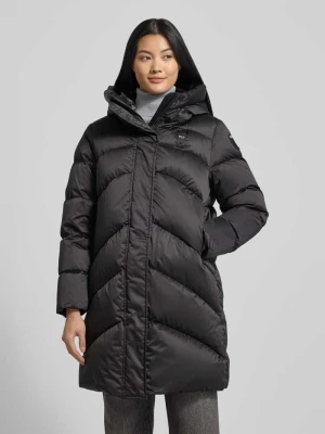 Płaszcz pikowany z kapturem model ‘OPERA’ Blauer Usa