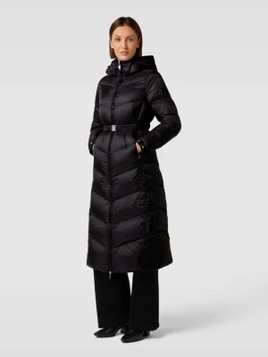Płaszcz pikowany z kapturem model ‘Pamaxi’ Boss