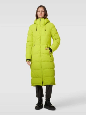 Płaszcz pikowany z kapturem model ‘RAFFLE LONG LADY’ Wellensteyn