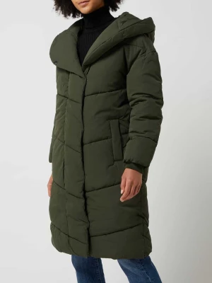 Płaszcz pikowany z kapturem model ‘Tally’ Noisy May
