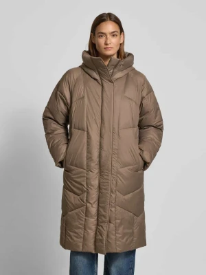 Płaszcz pikowany z kapturem model ‘TIANA’ FREE/QUENT