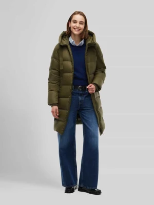 Płaszcz pikowany z kapturem Tommy Hilfiger Khaki