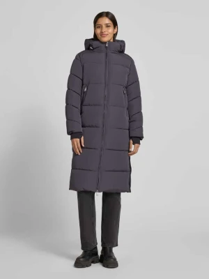 Płaszcz pikowany z kapturem WITHBLACK