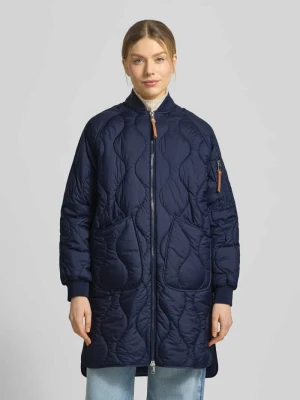 Płaszcz pikowany z kieszenią na rękawie model 'AVON' Beaumont Amsterdam