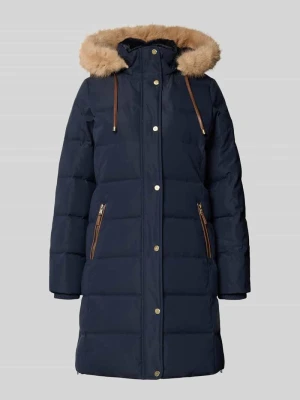Płaszcz pikowany z kieszeniami zapinanymi na zamek błyskawiczny Lauren Ralph Lauren