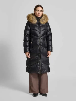 Płaszcz pikowany z obszyciem ze sztucznego futra model ‘Adele’ ROCK'N BLUE