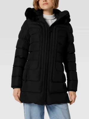 Płaszcz pikowany z odpinanym kapturem model ‘Belvitesse’ Wellensteyn