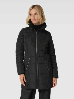 Płaszcz pikowany z odpinanym kapturem model ‘Nina’ Soyaconcept