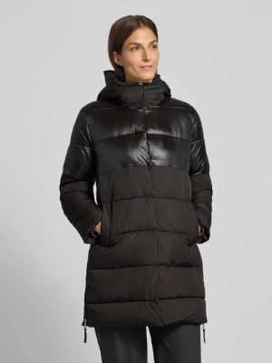 Płaszcz pikowany z wpuszczanymi kieszeniami i zamkami błyskawicznymi z boku Christian Berg Woman Selection