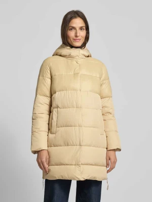 Płaszcz pikowany z wpuszczanymi kieszeniami i zamkami błyskawicznymi z boku Christian Berg Woman Selection