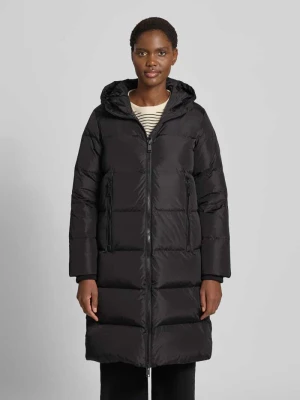 Płaszcz pikowany z zamkiem błyskawicznym dwustronnym Armani Exchange Czarny