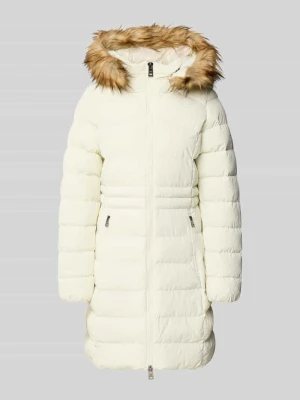 Płaszcz pikowany z zamkiem błyskawicznym dwustronnym Superdry Złamany biały