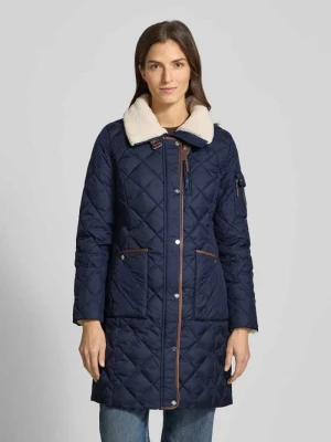 Płaszcz pikowany ze stójką i zamkiem błyskawicznym Lauren Ralph Lauren