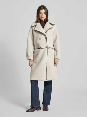 Płaszcz polarowy z kołnierzem z połami model ‘TILDA’ OAKWOOD