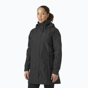 Płaszcz przeciwdeszczowy damski Helly Hansen Aden Long Coat black