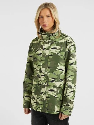 Płaszcz Przeciwdeszczowy Z Printem Camouflage Guess
