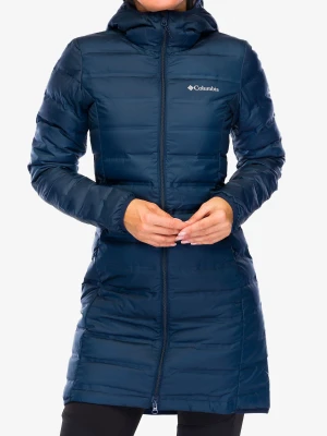 Płaszcz puchowy damski Columbia Lake 22  II Down Long Hooded Jacket - collegiate navy