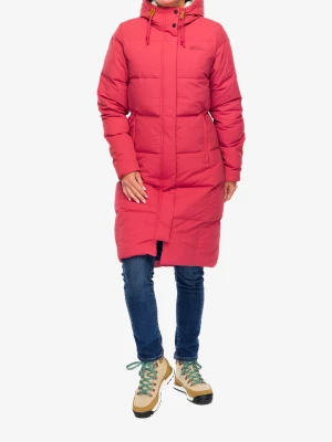 Płaszcz puchowy damski Jack Wolfskin Nordlicht Coat - red coral