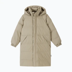Płaszcz puchowy dziecięcy Reima Parkkala earthy beige