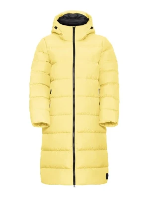 Płaszcz puchowy Jack Wolfskin żółty