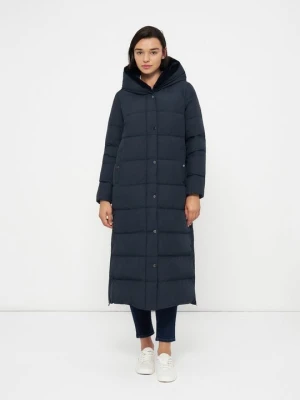 Płaszcz puchowy Lauren Ralph Lauren granatowy