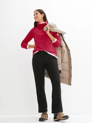 Płaszcz puchowy na podszewce z nadrukiem, z odpychającego wodę materiału bonprix