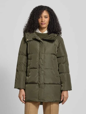 Płaszcz puchowy o kroju regular fit z kapturem model ‘NEWBEMBO’ Weekend Max Mara