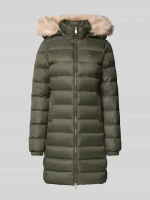 Płaszcz puchowy o kroju regular fit z wypełnieniem kaczym puchem Tommy Jeans