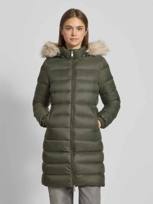 Płaszcz puchowy o kroju regular fit z wypełnieniem kaczym puchem Tommy Jeans