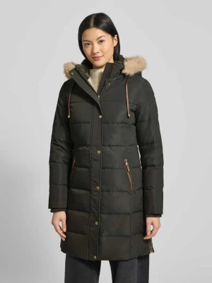 Płaszcz puchowy z kieszeniami zapinanymi na zamek błyskawiczny Lauren Ralph Lauren
