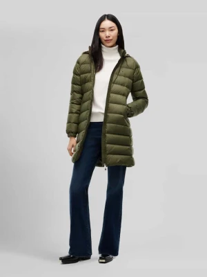 Płaszcz puchowy z odpinanym kapturem Tommy Jeans Oliwkowy