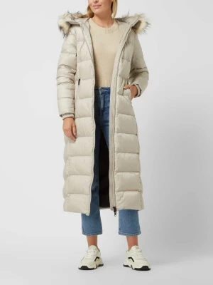 Płaszcz puchowy z odpinanym sztucznym futrem model ‘Athena’ ROCK'N BLUE