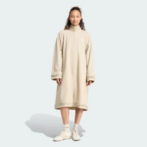 Płaszcz sportowy z plisami Adidas Khaki Three