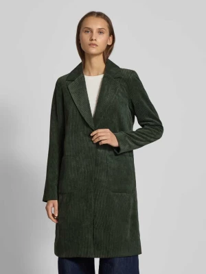 Płaszcz sztruksowy o kroju regular fit z kołnierzem z połami model ‘ASTRID’ Only