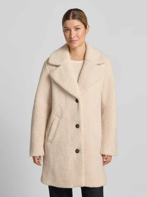Płaszcz teddy z szerokim kołnierzem z połami Vero Moda Écru