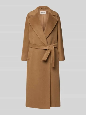Płaszcz typu teddy z mieszanki wełny Weekend Max Mara Camel