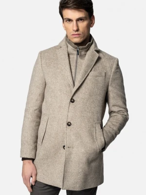 PŁASZCZ VANNES BEŻOWY Recman