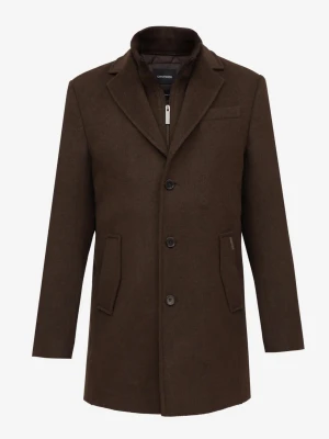 PŁASZCZ VINCO BRĄZOWY Recman