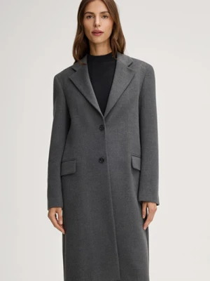 Płaszcz w kolorze ciemnoszarym z efektem melanżu Joop