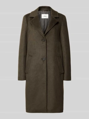 Płaszcz w kroju regular fit z dodatkiem wełny s.Oliver Khaki
