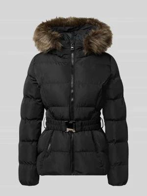 Płaszcz w z efektem pikowania model 'FUJI' Superdry Czarny