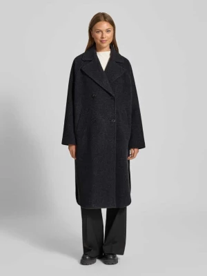 Płaszcz wełniany o kroju oversized z kołnierzem z połami Marc O'Polo