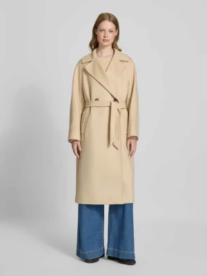 Płaszcz wełniany o kroju regular fit z czystej, żywej wełny model ‘RESINA’ Weekend Max Mara