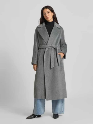 Płaszcz wełniany o kroju regular fit z dodatkiem wełny z alpaki i moheru model ‘TEMPERA’ Weekend Max Mara