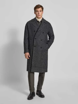 Płaszcz wełniany o kroju regular fit z dodatkiem wiskozy model ‘Bullmer’ Matinique