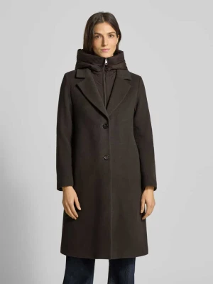 Płaszcz wełniany o kroju regular fit z domieszką kaszmiru model ‘MIRA’ CINQUE