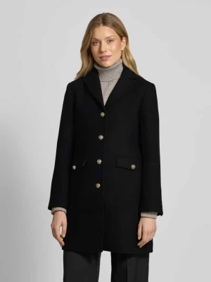 Płaszcz wełniany o kroju regular fit z kołnierzem z połami model ‘Drew’ GUIDO MARIA KRETSCHMER WOMAN