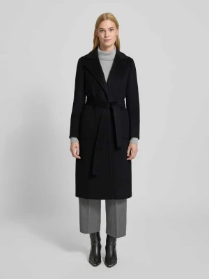 Płaszcz wełniany o kroju regular fit z kołnierzem z połami model ‘RUNAWAY’ MAX&Co.