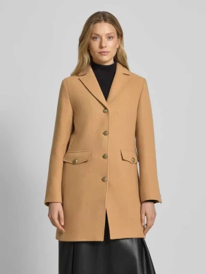 Płaszcz wełniany o kroju regular fit z kołnierzem z połami model ‘Viola’ GUIDO MARIA KRETSCHMER WOMAN